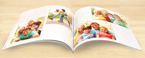 Professional Print Press soft cover photo books bound and ready for your album collection